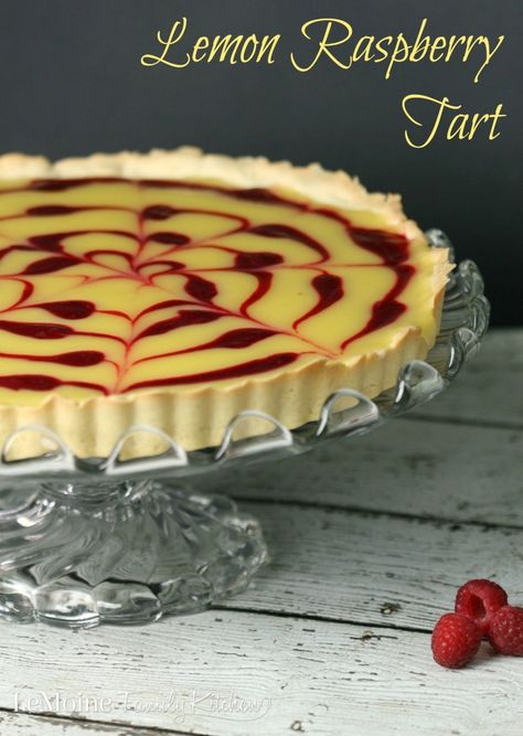 Lemon Raspberry Tart | LeMoine Family Kitchen Sweet raspberries from @driscollsberry are the just the perfect pairing with homemade lemon curd. This tart is the perfect #raspberrydessert recipe! Lemon Raspberry Tart, Summertime Desserts, Homemade Lemon Curd, Raspberry Tart, Raspberry Desserts, Raspberry Tarts, Tart Recipe, Lemon Tart, Funnel Cake