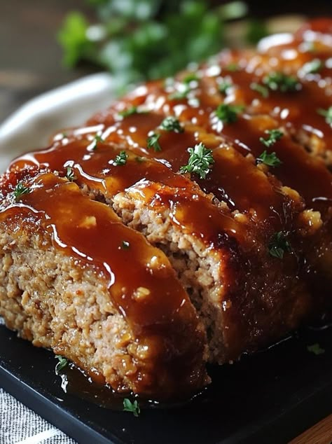 Health meal, low carbs meals, keto meal Meatloaf Recipes With Brown Sugar, Meatloaf Sweet Glaze, Sweet And Tangy Meatloaf, Glazed Meatloaf Recipes, Meatloaf Recipes Joanna Gaines, Sweet Meatloaf Recipes, Meatloaf Sauce Brown Sugar, Meatloaf Recipes Brown Sugar, Meatloaf Topping Sauce Brown Sugar