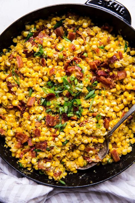 Thanksgiving Corn Recipes, Easy Stuffing Recipe, Corn Recipes Side Dishes, Easy Summer Side Dishes, Corn Side Dish, Creamed Corn Recipes, Best Thanksgiving Side Dishes, Modern Proper, Cauliflower Dishes