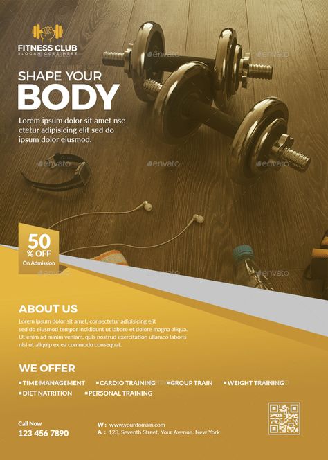 Personal Trainer Flyer, Fitness Flyer Design, Gym Advertising, Creative App Design, Antique Store Displays, Logos Gym, Gym Flyer, Linkedin Ads, Fitness Branding