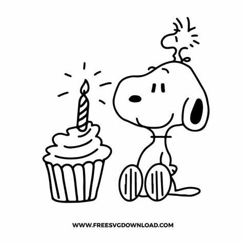 Snoopy Drawing Cute, How To Draw Snoopy, Snoopy Silhouette, Birthday Snoopy, Snoopy Svg, Cricut Birthday Cards Free Svg, Snoopy Svg Files Free, Free Snoopy Svg Files For Cricut, Snoopy Svg Free