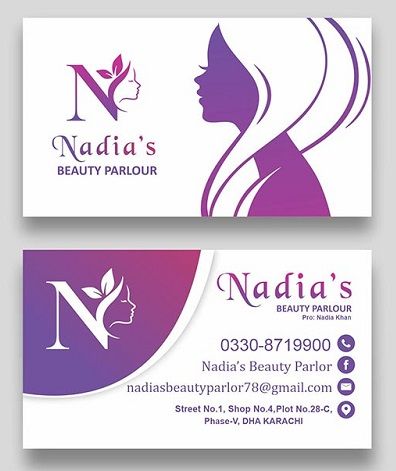 Beauty Visiting Cards Design, Beauty Parlour Card Design, Beauty Parlour Opening Invitation Card, Names For Beauty Parlor, Beauty Parlour Business Card, Beauty Salon Visiting Card Design, Beauty Salon Card Design, Beauty Parlour Logo Design, Parlour Visiting Card Design