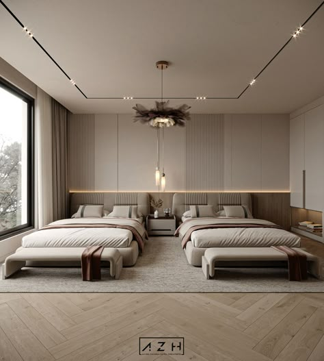 Double Bedroom Bedroom For Parents Ideas, Bedroom Hotel Ideas, 2 Queen Beds In One Room Hotel, Guest Bedroom Ideas Two Beds, 3beds In One Room, Two Double Beds In One Room Ideas, Bedroom With 2 Beds Ideas, Kids Room Double Bed, Two Double Beds In One Room