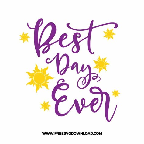 Rapunzel Cricut, Free Disney Svg Files For Cricut, Rapunzel Sweet 16, Rapunzel Svg, Family Disney Outfits, Disney Girls Trip, Cricut Clothes, Half Birthday Baby, Beloved Quotes