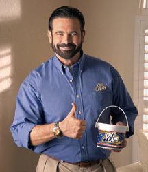 Billy Mays Oxi-Clean Clean Outdoor Cushions, Clean Outdoor Furniture, Oxi Clean, Billy Mays, Summer Cleaning, Furniture Cleaning, Cushion Ideas, Diy Kostüm, Costume For Halloween