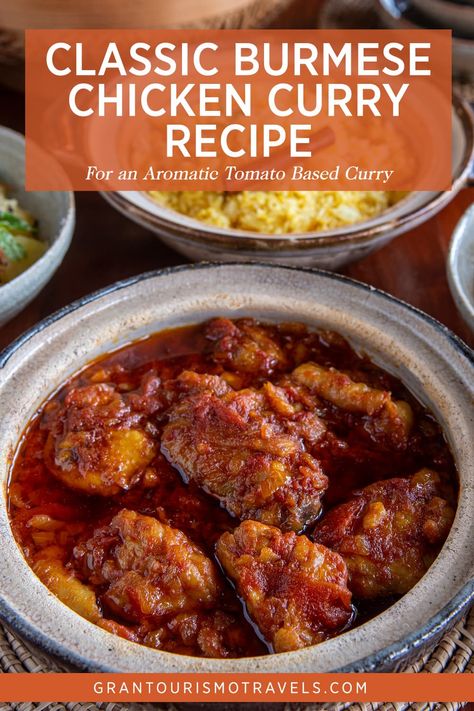 Burmese Curry Recipe, Malaysian Chicken Curry Recipes, Burmese Chicken Curry, Burmese Beef Curry Recipe, Asian Curry Recipes, Best Curry Chicken Recipes, Burmese Food Recipes, Malaysian Food Recipes, Burmese Curry