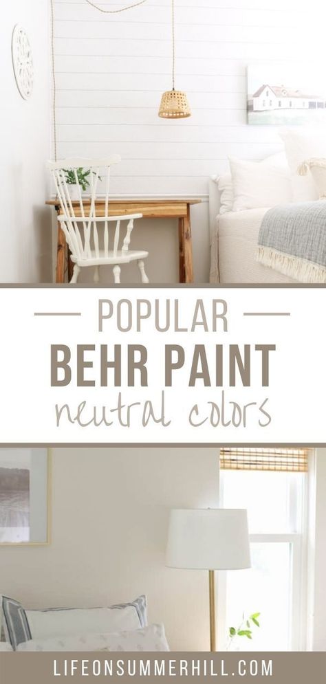 Home Depot Living Room Paint Colors, Home Depot Farmhouse Paint Colors, Best Behr Neutral Paint Colors Bedroom, Behr Milk Paint Color, Behr Poetic Light Paint, White Mocha Behr Paint Living Room, Farmhouse Bedroom Paint Colors Behr, Solid Opal Behr Paint, Behr Best Neutral Paint Colors