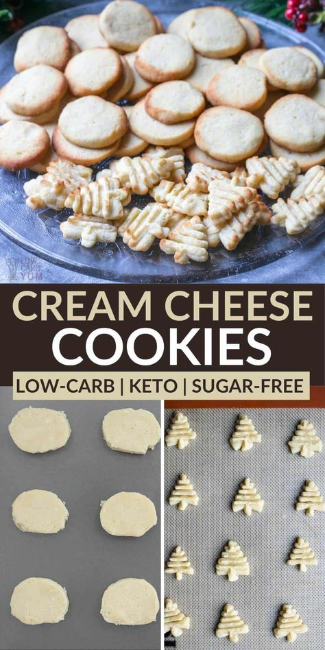 Low Carb Cream Cheese Cookies, Keto Cream Cheese Mints, Keto Wedding Cookies, Keto Petit Fours, Keto Cream Cheese Cookies Recipes, Keto Cream Cheese Cookies, Keto Cream Cheese Pecan Cookies, Gluten Free Cream Cheese Cookies, Keto Spritz Cookies