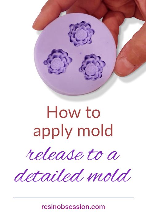 How to apply mold release to a detailed mold Mold Release For Resin, Hot Glue Crafts, Crushed Glass Art, Resin Techniques, Polymer Clay Wood, Diy Resin Mold, Wax Molds, Diy Silicone, Craft Sticks