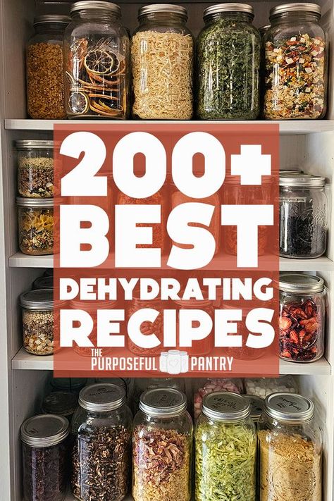 Dehydrate your garden produce, and grocery store finds to stock your pantry! Learn how to dehydrate fruits, vegegtables, herbs and meats to create a well-stocked pantry to last well into next year! This handy resource will help you learn how to dry foods to store in your pantry all year long! Dehydrator Recipes Fruit, Dehydrating Recipes, Best Food Dehydrator, Dehydrating Food Storage, Dehydrate Potatoes, Food Dehydration, Potatoes Tomatoes, Dehydrated Vegetables, Canning Food Preservation