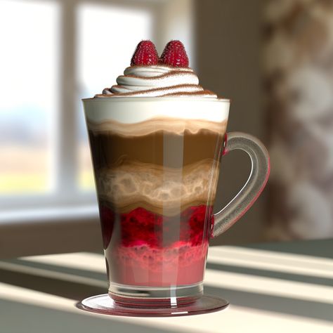 A decadent, homemade version of Starbucks' beloved Chocolate Raspberry Latte Raspberry Latte, Coffee Creme Brulee, Popcorn Dessert, Espresso Dessert, Creme Brulee Desserts, Starbucks Hot Chocolate, Raspberry Coffee, Latte Starbucks, Hot Desserts