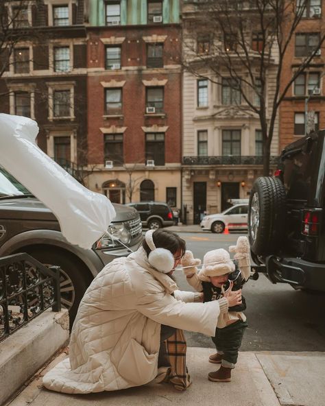 Photo by Pretty in the Pines | Shelby on December 23, 2022. May be an image of 1 person, standing and outdoors. new york city mom New York Sightseeing, Winter In Nyc, Pretty In The Pines, First Birthday Winter, Winter Nyc, Nyc With Kids, City Mom, Nyc Christmas, City Family