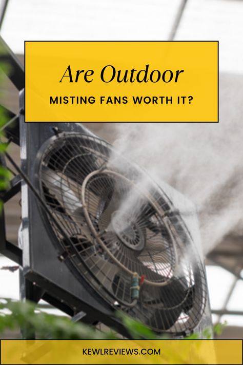 https://www.kewlreviews.com/are-outdoor-misting-fans-worth-it/ Pool Dips, Patio Misting System, Outdoor Misting Fan, Patio Fan, Misting System, Outdoor Fans, Scorching Sun, Misting Fan, Air Fan