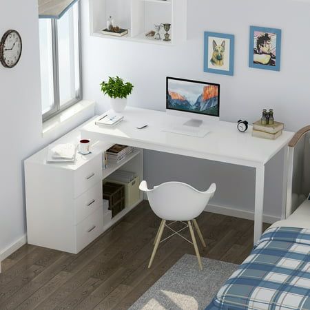 Bay window desk ideas