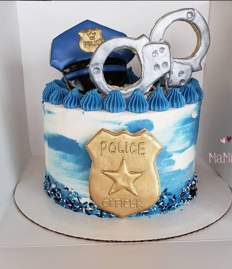 Police Promotion Cake, Policeman Cake, Police Birthday Cakes, Cop Cake, Academy Graduation Party, Retirement Party Cakes, Police Cake, Police Cakes, Police Birthday Party