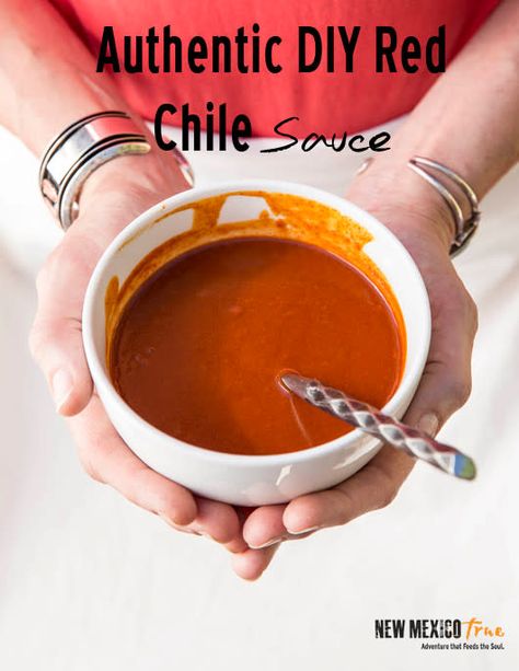 New Mexican Recipes | Red Chile Sauce | New Mexico True Red Chile Sauce Recipe, New Mexico Recipes, New Mexican Food, Mexico Recipes, Red Chile Sauce, Red Chili Sauce, Mexican Sauce, Chile Sauce, Mexico Food