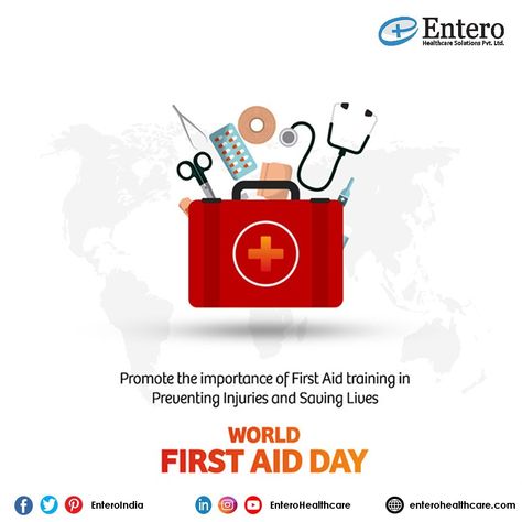 Every year, World First Aid Day is observed on the second Saturday of September to spread awareness on first aid and how it can prevent injuries and save lives in a critical situation. For product range you can visit at https://t.co/0eMylG8Ib7 https://t.co/NNGdvjhVbX World First Aid Day, Save Life, Injury Prevention, Saving Lives, First Aid, First World, Health Care, Two By Two, Range