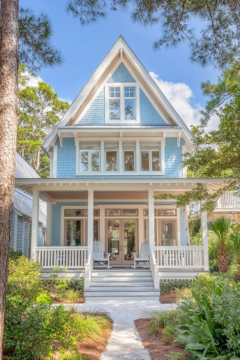 Transform your lifestyle with coastal retreats in classic American beach homes. Experience serene living with open spaces, natural light, and breezy decor that embraces relaxation and joy by the sea. Explore more design ideas!   #CoastalRetreats #BeachHomeDesign #AmericanArchitecture #ModernFarmhouse #HomeInspiration #InteriorDesign #LuxuryLiving #BeachHouseIdeas #CoastalDecor #DreamHomes #SustainableDesign #OpenConcept #HomeVibes #DesignTrends #NauticalInteriors Rural Beach House, Small Coastal House Exterior, Coastal Southern Decor, Beach House Hamptons, Luxury Beach House Interior, Elevated Coastal Homes, Lowcountry House, Beach House On Stilts, Beach House Exterior Colors