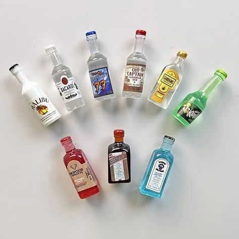 Amazon.com: JOELEW 90pcs Miniature Mini Liquor Bottles Decorations, Dollhouse Mini Wine Bottles Toys, 9 Kinds of Mixed Mini Bottles for Instant Model Scene Fairy Garden Pub Bar, DIY Handwork : Toys & Games Miniature Alcohol Bottles, Small Wine Bottles, Mini Alcohol Bottles, Miniature Bar, Wine Bottle Charms, Mini Liquor Bottles, Mini Wine Bottles, Fridge Decor, Miniature Bottles