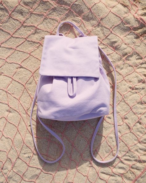 canvas mini backpack - lilac by baggu - backpack - ban.do Cute Mini Backpacks Purses, Aesthetic Mini Backpack, Mini Backpack Aesthetic, Mini Backpack Diy, Baggu Backpack, Ransel Mini, Sacs Tote Bags, Canvas Bag Design, Cute Mini Backpacks