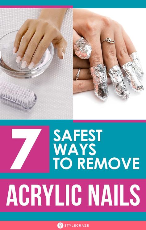 How To Take Off Acrylic Nails At Home Safely Soak Off Acrylic Nails, Take Off Acrylic Nails, Remove Fake Nails, Remove Acrylics, Gel Nail Removal, Remove Acrylic Nails, Nail Fungus Remedy, Acrylic Nails At Home, Gel Acrylic Nails