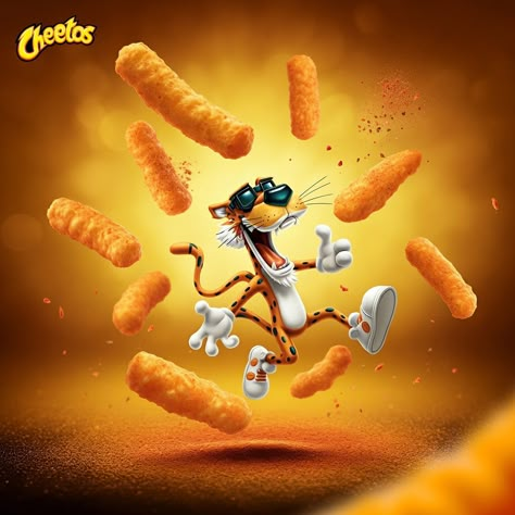 Cheetos 🔥 . #cheetos #snacks #chips #tiger #socialmediadesign #design #photoshop Cheeto Tiger, Snacks Chips, First Youtube Video, Youtube Video Ideas, First Youtube Video Ideas, Mascot Character, Design Photoshop, Video Ideas, Ads Creative