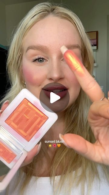 Alyssa Lorraine on Instagram: "sunset blush @hauslabs  . #hauslabs #sunsetblush #blushtrend #highlighter" Sunset Blush, Blush Trend, Blush Highlighter, Makeup Products, Lorraine, Highlighter, Lab, Blush, Makeup