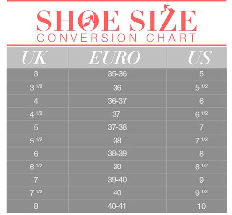 Shoe Size Conversion 101: Save This Chart and Never Order the Wrong Size Again Identity Crisis, Build A Wardrobe, Random Facts, Room Idea, Conversion Chart, Shoe Size Conversion, Gorgeous Shoes, Wide Calf, Fashion Tips For Women