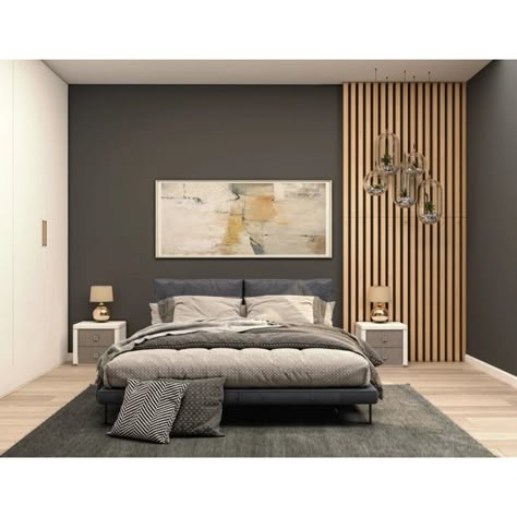 Porpora 4.8" x 94.5" Shiplap Wall Panelling & Reviews - Wayfair Canada Vinyl Panels, Wood Slat Wall, Wall Panels Bedroom, Shiplap Wall, Interior Design Per La Casa, Bedroom Panel, Decorative Wall Panels, Design Del Prodotto, Wood Panel Walls