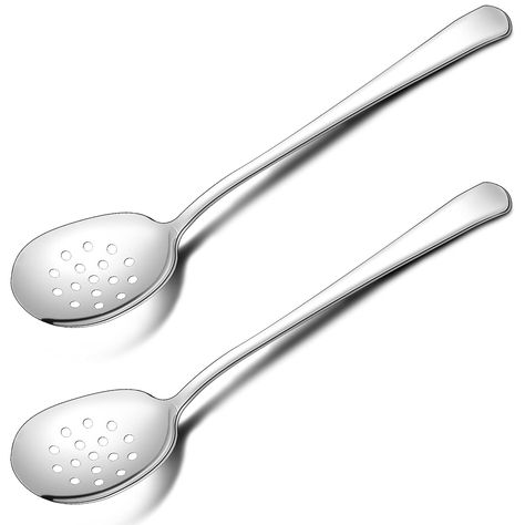 Tastemade Videos, Caviar Spoon, Slotted Spoon, Slotted Spoons, Serving Spoon, Spoon Set, Serving Spoons, Utensil Set, Kitchen Utensils Gadgets