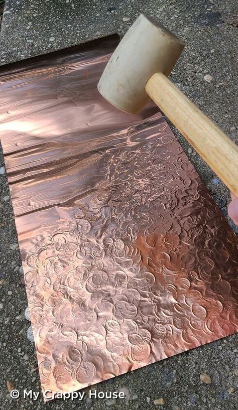 Faux Headboard, Rolling Barn Door, Copper Diy, Coastal Wall Decor, Natural Pain Relief, Copper Tubing, Metal Sheet, Metal Art Projects, Copper Foil