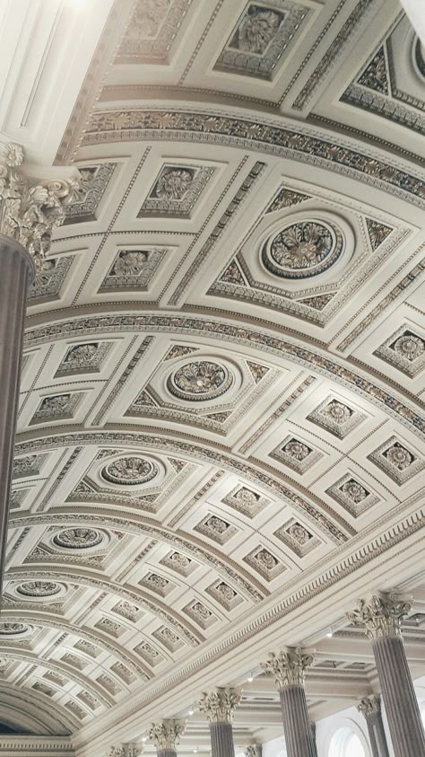 Gallery of Modern Art | Glasgow Classical Down Ceiling Design, False Ceiling Classic Design, Neoclassic Ceiling Design, French Ceiling Art, Palace Ceiling, Rococo Ceiling, Classic Ceiling Design, Luxury Ceiling Design, معرض فني