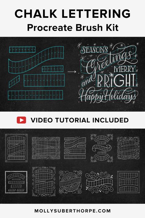 Chalkboard Layout Design, Chalk Lettering Tutorial, Chalkboard Calligraphy Alphabet, Lettering Guide Procreate, Typography Layout Design Creative, Procreate Lettering Grid, Hand Lettering Templates, Chalkboard Layout, Chalkboard Lettering Fonts