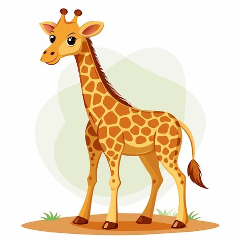 Premium Vector | Giraffe vector illustration cartoon maskot Giraffe Images Pictures, Drawing Of Giraffe Easy, Zirafah Cartoon, Picture Of Giraffe, Giraffe For Kids, Giraffe Vector, Giraffe Cartoon, Giraffe Images, Butterfly Art Drawing