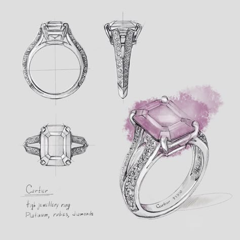 Accessories. Jewelry Engagement Ring Illustration, Jewelry Illustration Art, Accessories Sketch, Rings Illustration, Sketch Jewelry, Accessories Design Sketch, Jewellery Drawing, Jewellery Sketch, Procreate Ipad Pro