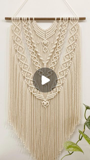 LET BE l DIY macrame & weaving on Instagram: "💛 - 마크라메 레이어드 월 행잉🌿 기본 매듭을 사용해서 마크라메 레이어드 월 행잉을 만들어 보았어요. 제 유튜브 채널에서 풀 영상을 보실 수 있으세요!🤩 프로필의 주소를 눌러 주세요~~ - Macrame layered wall hanging🌿 I made a macrame layered wall hanging  using basic knot. You can watch the full video  on my youtube channel!🤩 Please press the address of the profile~~ - #렛비 #마크라메 #월행잉 #매듭공예  #집꾸미기 #방꾸미기 #홈데코 #핸드메이드 #letbe #macrame #wallhanging  #macrameart #wallart #homedecor #diy #tutorial #handmade -" Let Be Macrame, Layered Macrame Wall Hanging, Macrame Mural, Macrame Weaving, Diy Macrame, You Can, Macrame Wall, Macrame Wall Hanging, Macrame