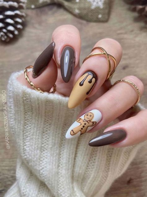 Christmas Nails Archives - Page 15 of 62 - Fabmood | Wedding Colors, Wedding Themes, Wedding color palettes Christmas Nail Ideas, Winter Nail Ideas, Cute Nails For Fall, Cute Christmas Nails, Christmas Gel Nails, Nails For Kids, Nails Winter, Winter Nail Art, Winter Nail Designs