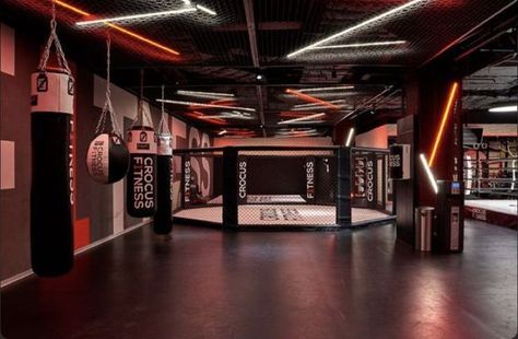 Boxing Gym Design, Dojo Design, Commercial Gym Design, Gym Design Interior, Dream Gym, Mma Gym, Gym Interior, Boxing Club, Boxing Gym