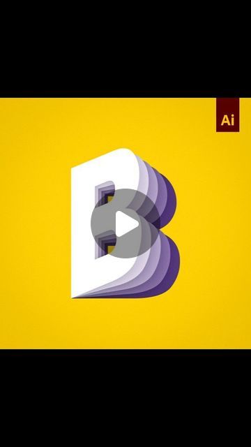 tutorio | Learn how to create a Flipped Letter Typography Effect in Adobe Illustrator with this short tutorial. 😇  Follow @tutoriolearning for... | Instagram Adobe Illustrator Shortcuts, Illustrator Tricks, Amazing Graphic Design, Logo Design Tutorial, Shorts Tutorial, Typeface Design, Graphic Design Tips, Illustrator Tutorials, Graphic Design Tutorials