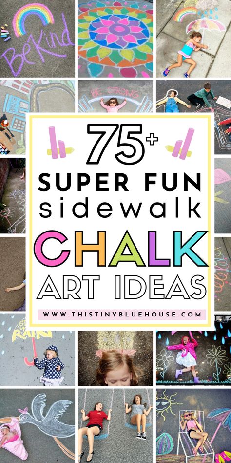 Summer Sidewalk Chalk, Sidewalk Chalk Art Ideas, Sidewalk Chalk Ideas, Fun Chalk Art, Chalk Art Ideas, Apartment Marketing, Chalk Ideas, Chalk Design, Outside Fun