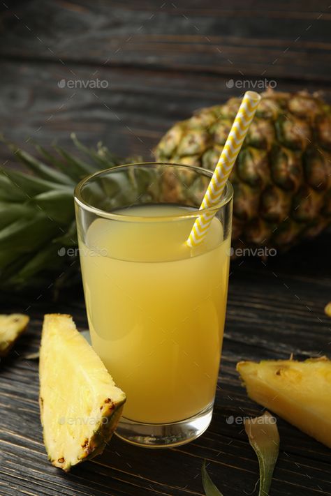 Glass Of Juice, Rainbow Board, Summer Pineapple, Ripe Pineapple, Rustic Wooden Table, Fresh Summer, Sai Baba, Wooden Background, Pineapple Juice