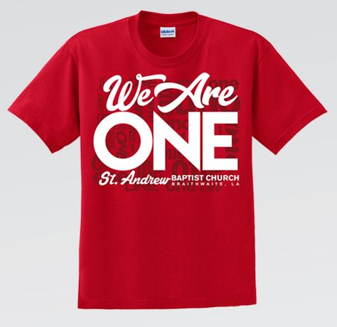 We+Are+One+Church+T+Shirt Scripture For Family, Class Reunion Shirts, Church T Shirt, Family Reunion Logo, Reunion Tshirt Design, Youth Group Shirts, Reunion Shirt Ideas, Family Reunion Tshirts, High School Reunions