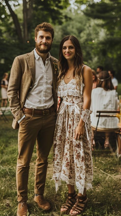 casual wedding attire for guests, backyard wedding Groom Vow Renewal Outfit, Boho Wedding Outfit Guest Men, Wedding Dress Backyard Casual, Causal Wedding Groom Attire, Wedding Outfits For Men Casual, Man Wedding Outfit Casual, Casual Man Wedding Outfit, Groom Alternative Outfit, Wedding Men Outfit Casual