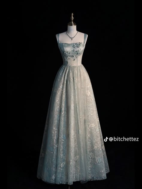 Prom Dress Baby Blue, Long Blue Prom Dress, Light Blue Ball Gown, Blue Ball Dresses, Royal Blue Long Dress, Prom Dress Aesthetic, Baby Blue Prom Dresses, Friendship Messages, Blue Ball Gown