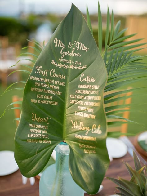 Maui Destination Wedding, Wedding Drinks, Multicultural Wedding, Stationery Inspiration, Maui Weddings, Hawaiian Wedding, Beach Bar, La Wedding, Martha Stewart Weddings