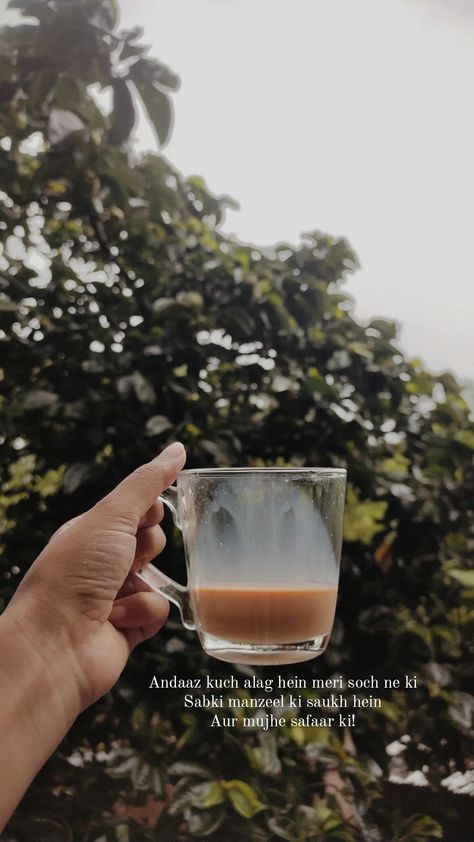 Food Quotes Instagram, Tea Snap, Eid Quotes, Snaps For Snapchat, Relationship Vision Board, Creative Snaps, Tea Lover Quotes, Chai Tea Recipe, Nature Photography Quotes