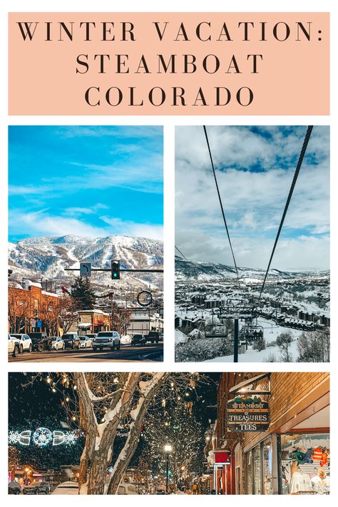 Travel Guide to a Steamboat Springs Colorado Ski Trip Things To Do In Steamboat Springs Co, Steamboat Springs Colorado Winter, Colorado Ski Trip, Skiing Tips, Steamboat Colorado, Colorado Ski Resorts, Vacation 2024, Winter Travel Essentials, Steamboat Springs Colorado