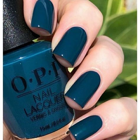 Dnd Nails, Midnight Moon, Teal Nails, Blue Nail Polish, Blue Nail, Trendy Nail Design, Short Acrylic Nails Designs, Opi Nails, Fancy Nails