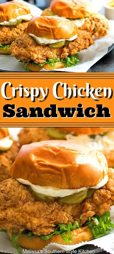 Sandwich Vegetarian, Crispy Chicken Sandwich, Lunch Quick, Crispy Chicken Burgers, Crispy Chicken Sandwiches, Roast Beef Sandwich, Easy Sandwich, Monte Cristo Sandwich, Kentucky Fried Chicken