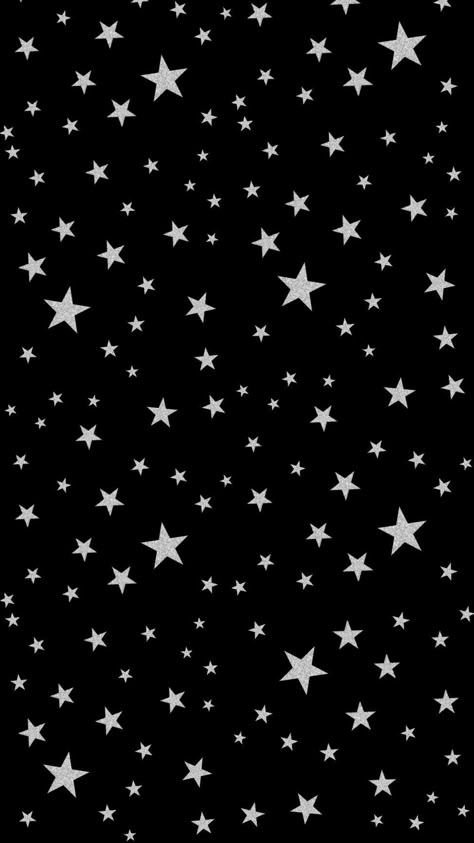 White Stars And Black Background, Cute Black And White Backgrounds, Black And White Screensaver, Black And White Star Background, Black Star Aesthetic, Star Background Y2k, Black Star Wallpaper Y2k, Moon And Star Aesthetic, Black Wallpaper With Stars